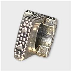 Pandora Sterling Silver Letter T Bead Charm